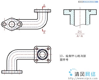 Auto CAD基础教程：弯管三维转二维[多图]图片11